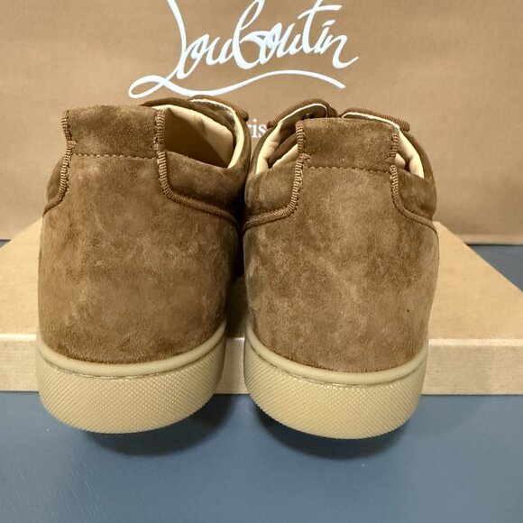 Christian Louboutin 3180608 Men's Suede Rantulow Orlato Flat Veau Velours sz 44 - Picture 10 of 14